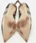 Valentino Vintage Pre-owned Canvas heels Green Dames - Thumbnail 6