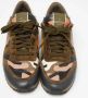Valentino Vintage Pre-owned Canvas sneakers Green Dames - Thumbnail 3