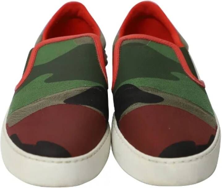 Valentino Vintage Pre-owned Cotton sneakers Multicolor Dames