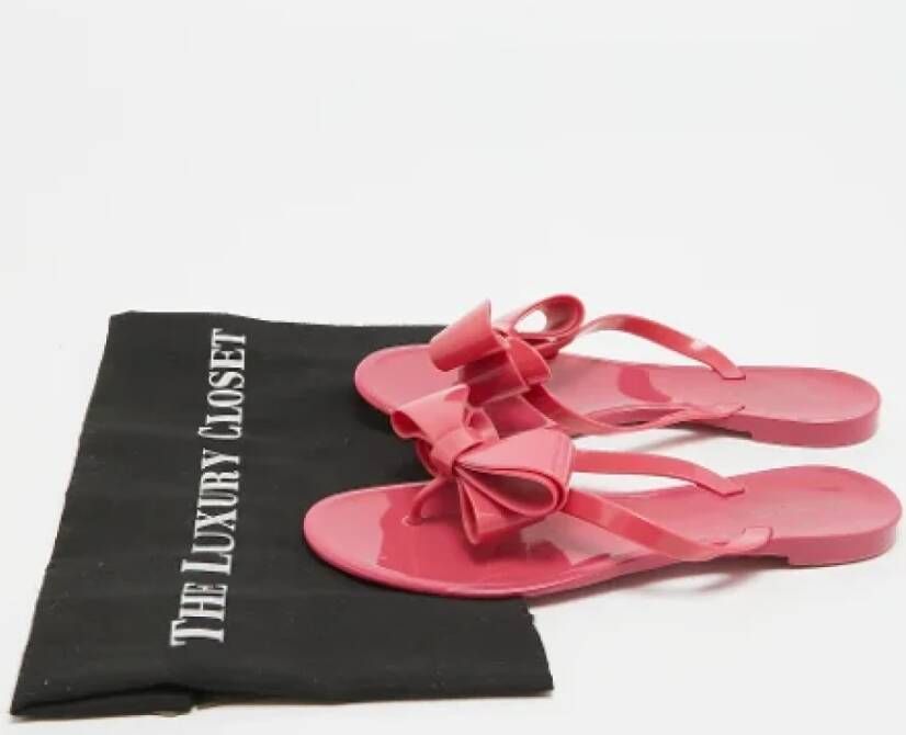 Valentino Vintage Pre-owned Fabric flats Pink Dames
