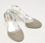 Valentino Vintage Pre-owned Fabric heels Gray Dames - Thumbnail 4
