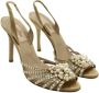 Valentino Vintage Pre-owned Fabric heels Yellow Dames - Thumbnail 4
