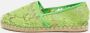 Valentino Vintage Pre-owned Lace espadrilles Green Dames - Thumbnail 2