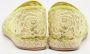 Valentino Vintage Pre-owned Lace espadrilles Yellow Dames - Thumbnail 5