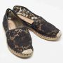 Valentino Vintage Pre-owned Lace flats Black Dames - Thumbnail 4