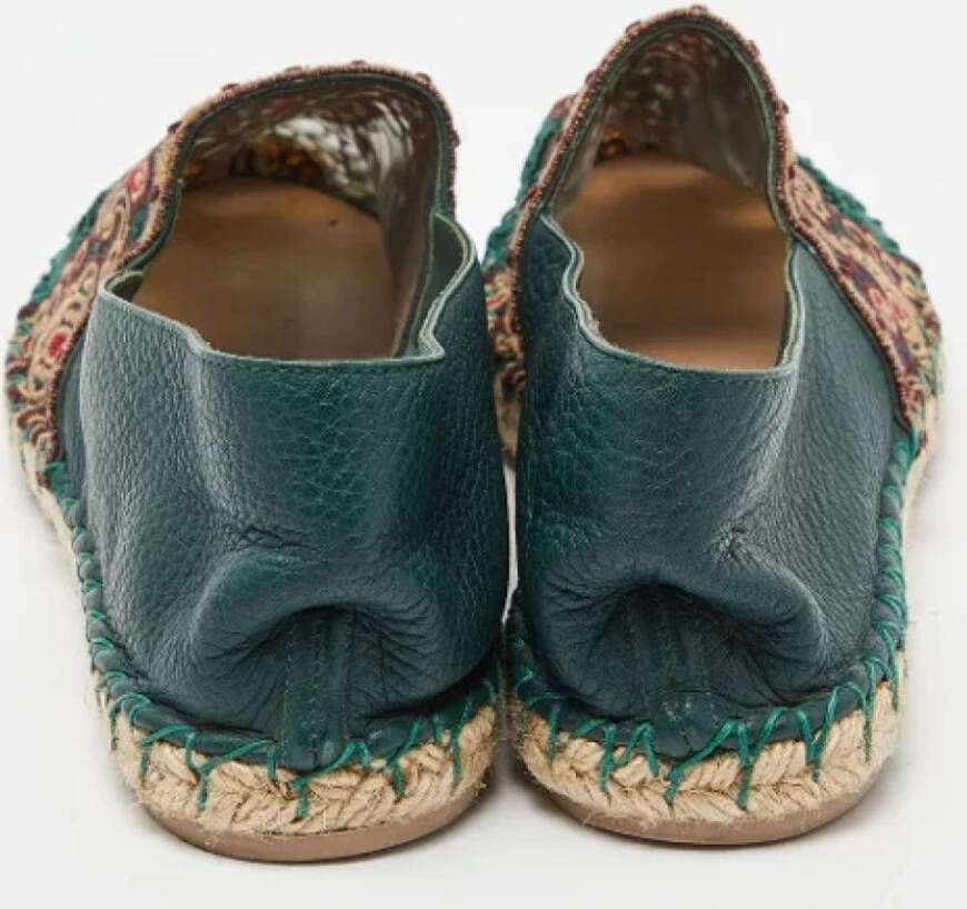 Valentino Vintage Pre-owned Lace flats Green Dames