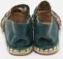 Valentino Vintage Pre-owned Lace flats Green Dames - Thumbnail 5