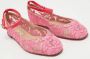 Valentino Vintage Pre-owned Lace flats Pink Dames - Thumbnail 5