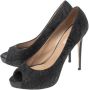 Valentino Vintage Pre-owned Lace heels Black Dames - Thumbnail 3