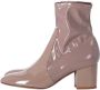 Valentino Vintage Pre-owned Leather boots Beige Dames - Thumbnail 2
