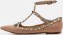 Valentino Vintage Pre-owned Leather flats Beige Dames - Thumbnail 2
