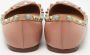 Valentino Vintage Pre-owned Leather flats Beige Dames - Thumbnail 5