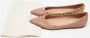 Valentino Vintage Pre-owned Leather flats Beige Dames - Thumbnail 9