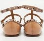 Valentino Vintage Pre-owned Leather flats Beige Dames - Thumbnail 5
