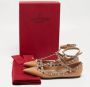 Valentino Vintage Pre-owned Leather flats Beige Dames - Thumbnail 9