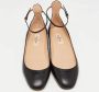 Valentino Vintage Pre-owned Leather flats Black Dames - Thumbnail 3