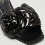 Valentino Vintage Pre-owned Leather flats Black Dames - Thumbnail 8