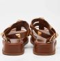 Valentino Vintage Pre-owned Leather flats Brown Dames - Thumbnail 5