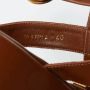 Valentino Vintage Pre-owned Leather flats Brown Dames - Thumbnail 7