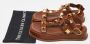 Valentino Vintage Pre-owned Leather flats Brown Dames - Thumbnail 9