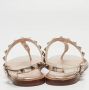 Valentino Vintage Pre-owned Leather flats Gray Dames - Thumbnail 5