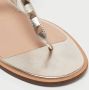 Valentino Vintage Pre-owned Leather flats Gray Dames - Thumbnail 8