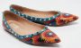 Valentino Vintage Pre-owned Leather flats Multicolor Dames - Thumbnail 4