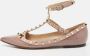 Valentino Vintage Pre-owned Leather flats Pink Dames - Thumbnail 2