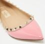 Valentino Vintage Pre-owned Leather flats Pink Dames - Thumbnail 8