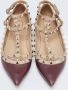 Valentino Vintage Pre-owned Leather flats Red Dames - Thumbnail 3