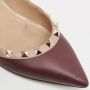 Valentino Vintage Pre-owned Leather flats Red Dames - Thumbnail 6