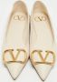 Valentino Vintage Pre-owned Leather flats White Dames - Thumbnail 3