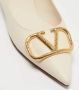 Valentino Vintage Pre-owned Leather flats White Dames - Thumbnail 7