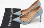 Valentino Vintage Pre-owned Leather heels Blue Dames - Thumbnail 9