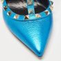 Valentino Vintage Pre-owned Leather heels Blue Dames - Thumbnail 7