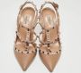 Valentino Vintage Pre-owned Leather heels Brown Dames - Thumbnail 3
