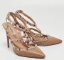 Valentino Vintage Pre-owned Leather heels Brown Dames - Thumbnail 4