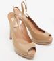 Valentino Vintage Pre-owned Leather heels Brown Dames - Thumbnail 4