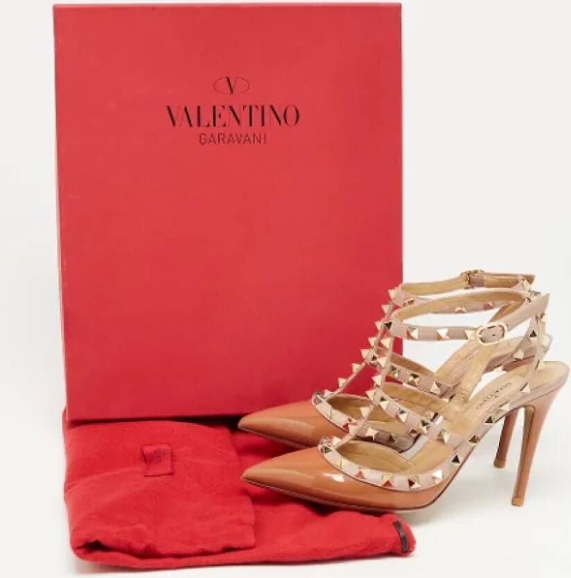Valentino Vintage Pre-owned Leather heels Brown Dames