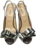 Valentino Vintage Pre-owned Leather heels Gray Dames - Thumbnail 2