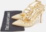 Valentino Vintage Pre-owned Leather heels Yellow Dames - Thumbnail 8