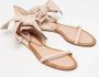 Valentino Vintage Pre-owned Leather sandals Beige Dames - Thumbnail 4