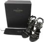 Valentino Vintage Pre-owned Leather sandals Black Dames - Thumbnail 6