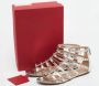 Valentino Vintage Pre-owned Leather sandals Gray Dames - Thumbnail 7