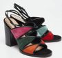 Valentino Vintage Pre-owned Leather sandals Multicolor Dames - Thumbnail 4