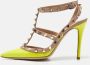 Valentino Vintage Pre-owned Leather sandals Yellow Dames - Thumbnail 2