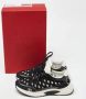 Valentino Vintage Pre-owned Leather sneakers Black Dames - Thumbnail 9
