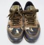 Valentino Vintage Pre-owned Leather sneakers Green Dames - Thumbnail 3