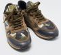 Valentino Vintage Pre-owned Leather sneakers Green Dames - Thumbnail 4