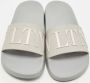 Valentino Vintage Pre-owned Rubber flats Gray Dames - Thumbnail 3